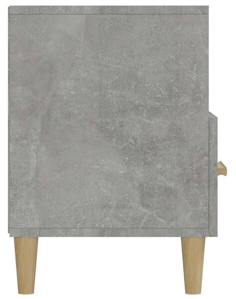 Betonszürke szerelt fa TV-szekrény 102 x 36 x 50 cm