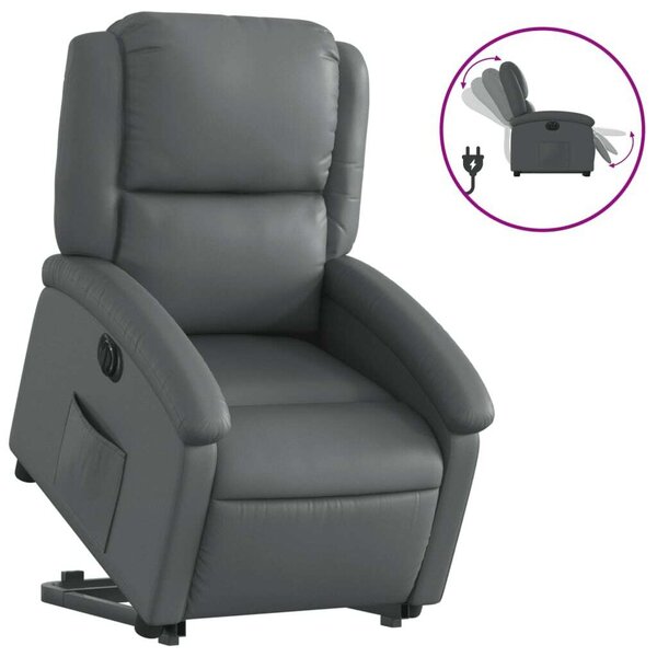 VidaXL Elektromos Fotel - Felállást Segítő - Szürke