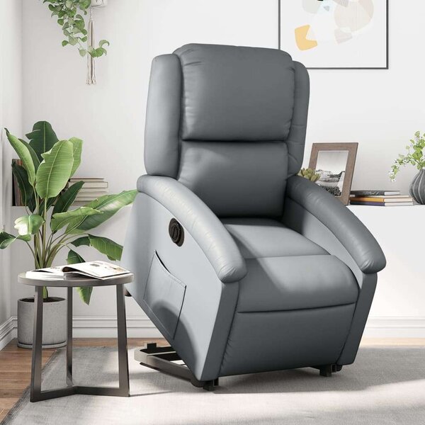 VidaXL Elektromos Fotel - Felállást Segítő - Szürke