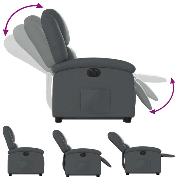 VidaXL Elektromos Fotel - Felállást Segítő - Szürke