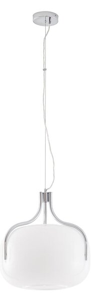 Függőlámpa Lucande, Christo, dimmable, Fehér, Étkező, Üveg, Dizájn