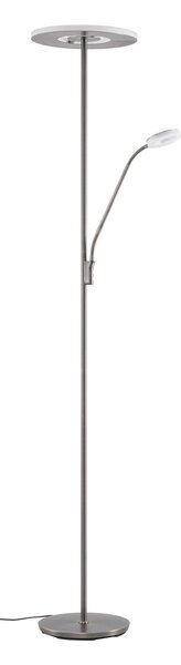 Állólámpa Lucande, Raymond, dimmable, Fémes, Nappali, Fém, Modern