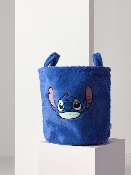 Sinsay - Plüss tárolókosár fogantyúkkal Stitch - kék