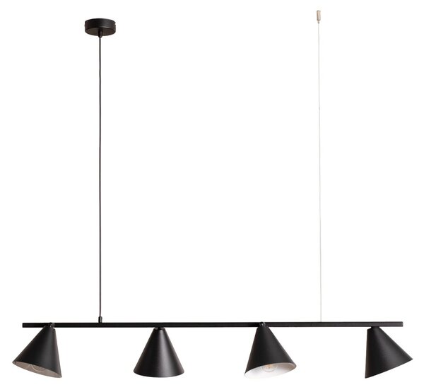 Függőlámpa ALDEX, Hängeleuchte Form 4, dimmable, Fekete, Étkező, Fém, Modern