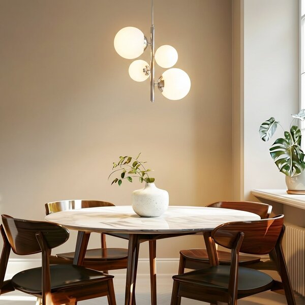 Függőlámpa ALDEX, Dione, dimmable, Fémes, Nappali, Üveg, Modern