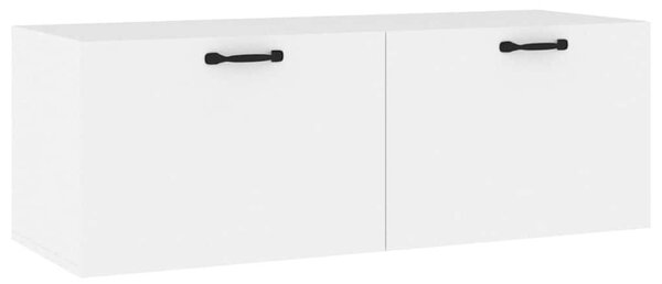 Fehér szerelt fa faliszekrény 100 x 36,5 x 35 cm