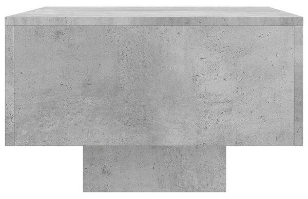 Betonszürke szerelt fa dohányzóasztal 100x49,5x31 cm
