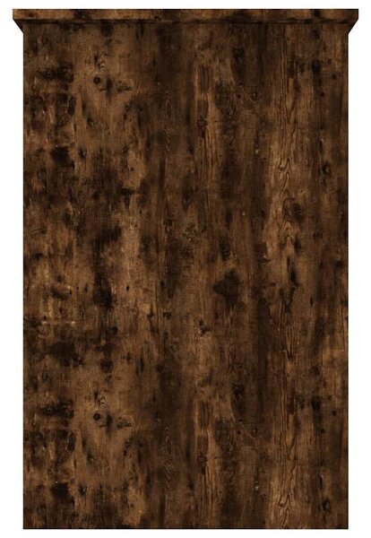 Füstös tölgy színű szerelt fa íróasztal 100 x 50 x 76 cm