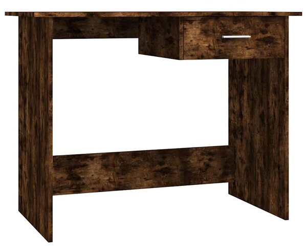 Füstös tölgy színű szerelt fa íróasztal 100 x 50 x 76 cm