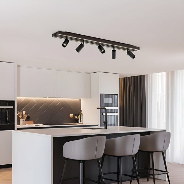Mennyezeti Lámpa Lucande, Tiron, dimmable, Fa, Nappali, Fa, Modern
