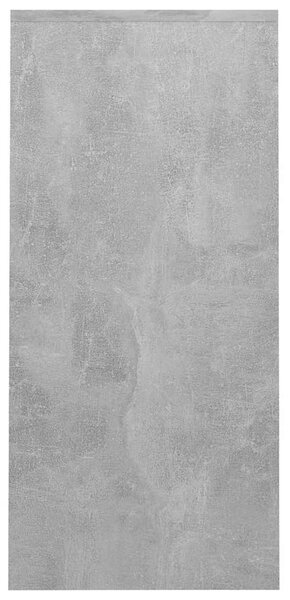 Betonszürke szerelt fa laptopasztal 102,5 x 35 x 75 cm