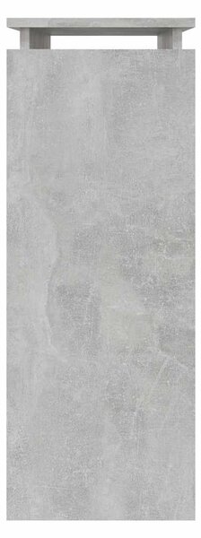 Betonszürke szerelt fa tálalóasztal 80 x 30 x 80 cm
