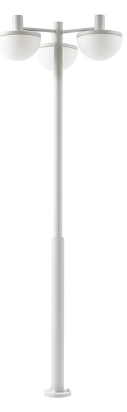 Kültéri Lámpa Lucande, Toras, dimmable, Szürke, Alumínium, Modern