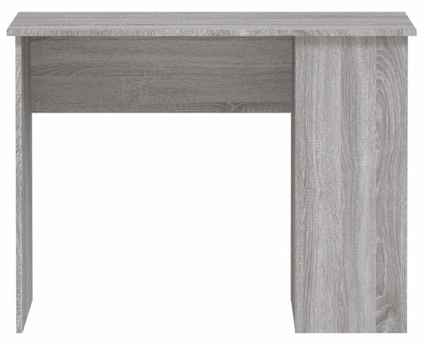 Szürke sonoma színű szerelt fa íróasztal 100 x 55 x 75 cm