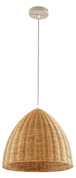 Függőlámpa Lindby, Laverne, dimmable, Fa, Nappali, Fa, Skandináv