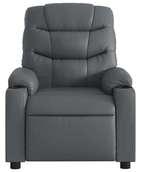 Relax Fotel Elektromos - Szürke Műbőr