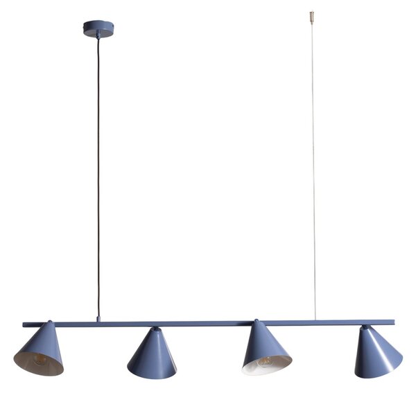 Függőlámpa ALDEX, Hängeleuchte Form 4, dimmable, Kék, Étkező, Fém, Modern