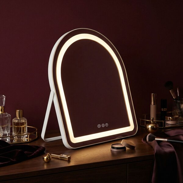 LED Tükör GLAM White 40x45cm