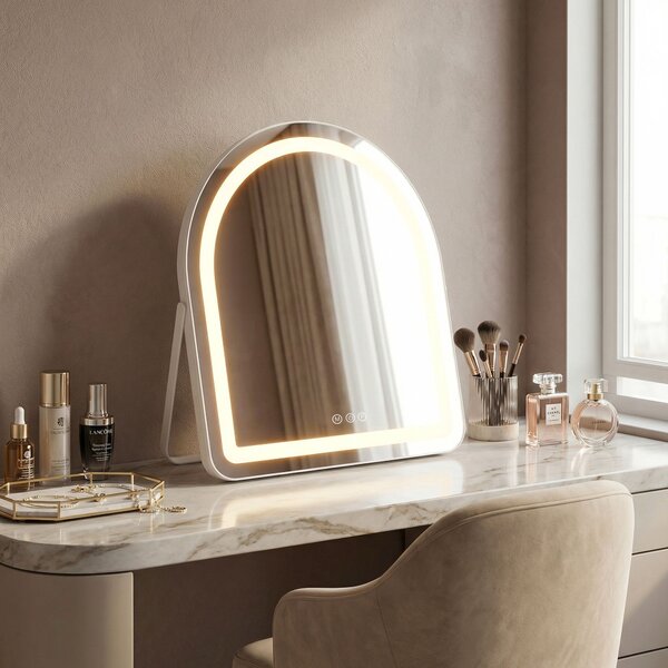 LED Tükör GLAM White 40x45cm