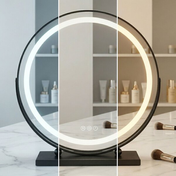 LED Tükör MAKE-UP Black 40 cm