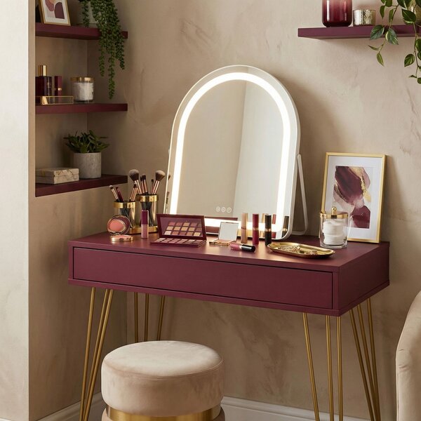 LED Tükör GLAM White 40x45cm