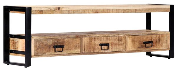 Tömör mangófa TV-szekrény 150 x 30 x 45 cm