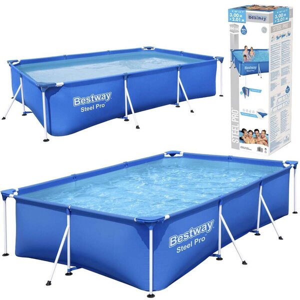 Bestway merevfalú medence – 300x201x66 cm (BB3587)