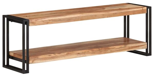 Tömör akácfa TV-szekrény 120 x 30 x 40 cm