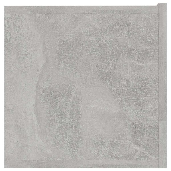 Betonszürke szerelt fa TV-szekrény 120 x 30 x 30 cm