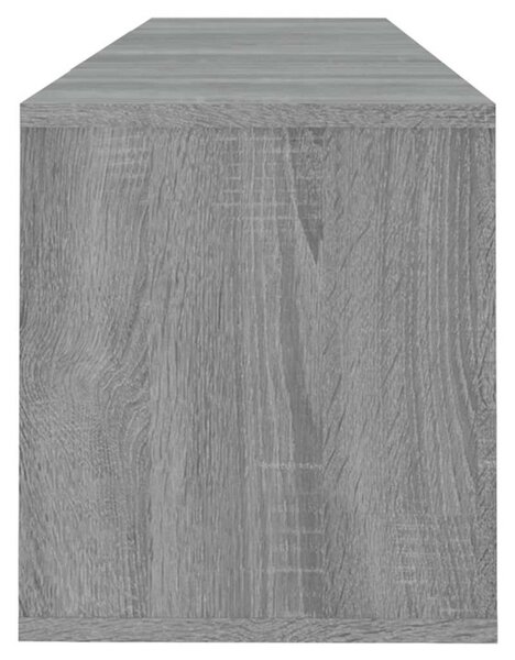 Szürke sonoma színű szerelt fa TV-szekrény 120x30x40,5 cm