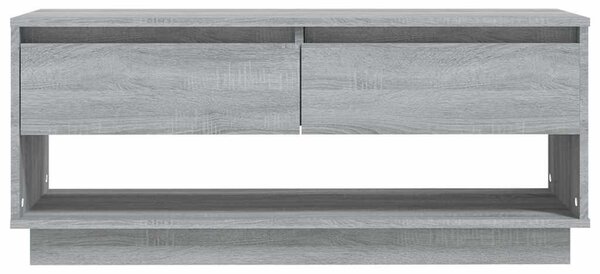 Szürke sonoma színű szerelt fa TV-szekrény 102x41x44 cm