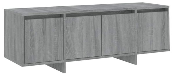 Szürke sonoma színű szerelt fa TV-szekrény 120x30x40,5 cm