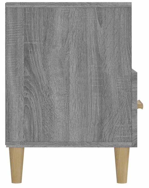 Szürke sonoma színű szerelt fa TV-szekrény 120 x 36 x 50 cm