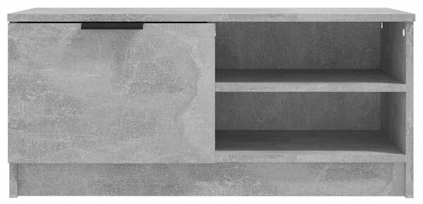 2 db betonszürke szerelt fa TV-szekrény 80x35x36,5 cm
