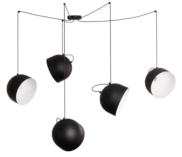 Függőlámpa ALDEX, Pepe, dimmable, Fekete, Nappali, Fém, Modern