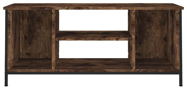 Füstös tölgy színű szerelt fa TV-szekrény 102 x 35 x 45 cm