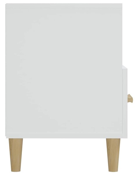 Fehér szerelt fa TV-szekrény 102 x 36 x 50 cm