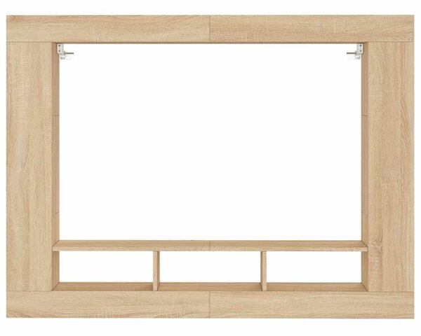 Sonoma tölgyszínű szerelt fa TV-szekrény 152x22x113 cm