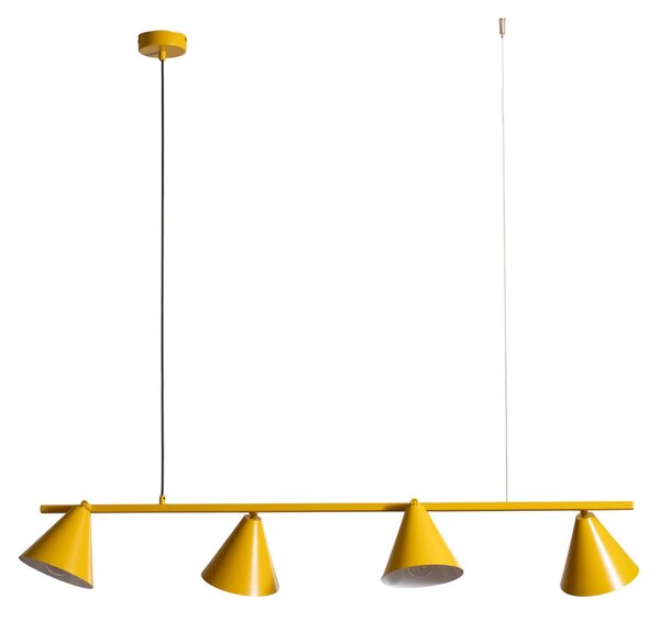 Függőlámpa ALDEX, Hängeleuchte Form 4, dimmable, Sárga, Étkező, Fém, Modern