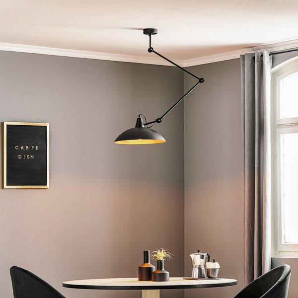 Mennyezeti Lámpa ALDEX, 808, dimmable, Fekete, Nappali, Fém, Modern