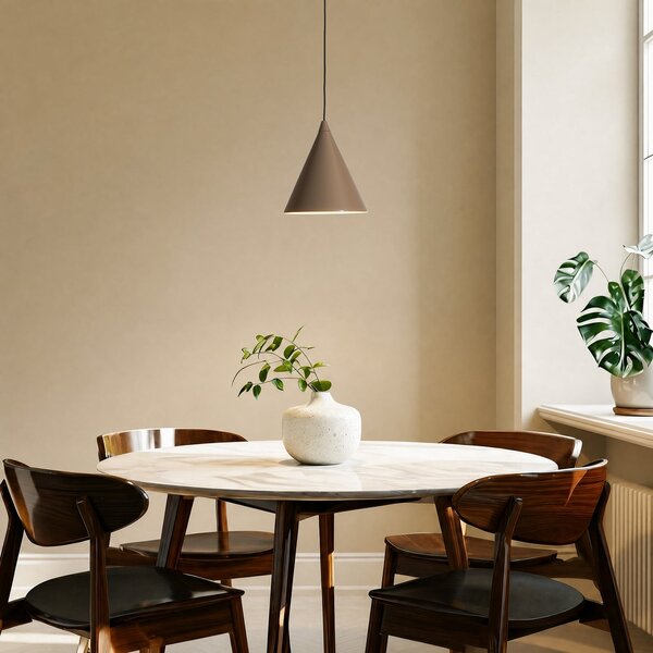 Függőlámpa ALDEX, Form, dimmable, Bézs, Étkező, Fém