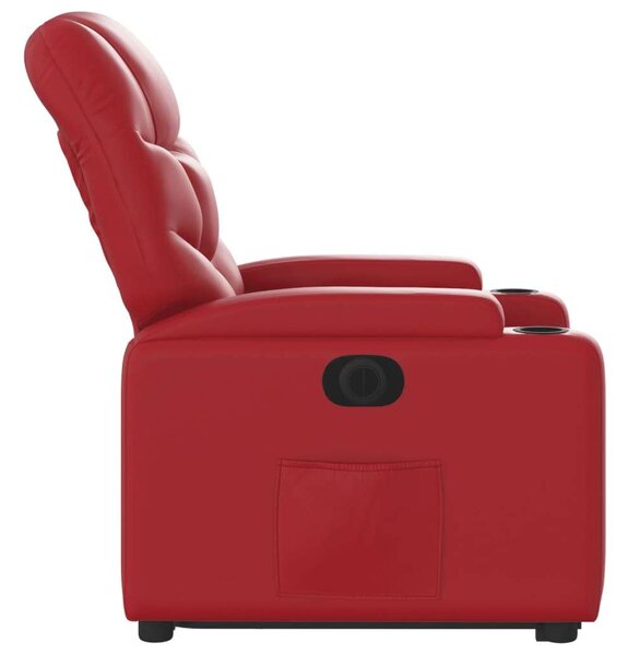 VidaXL Elektromos Dönthető Fotel - Bordó