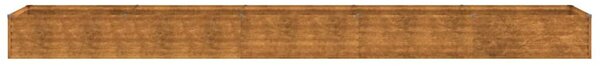 Corten acél kerti magaságyás 482 x 50 x 36 cm