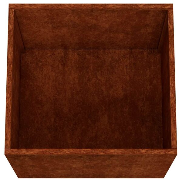 Corten acél növénytartó 42x40x39 cm