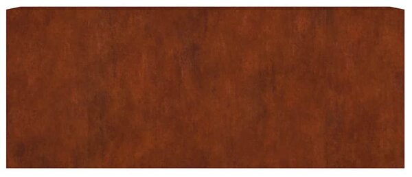 Corten acél kerti magaságyás 200x40x80 cm