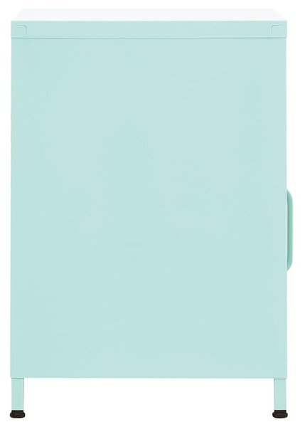 2 db menta acél éjjeliszekrény 35 x 35 x 51 cm