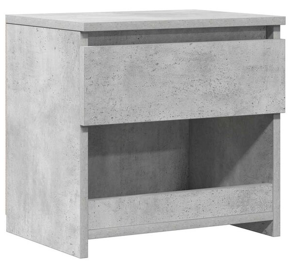 Betonszürke szerelt fa éjjeliszekrény 40 x 30 x 39 cm
