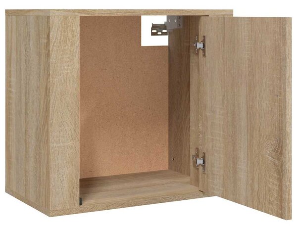 2 db sonoma tölgy falra szerelhető éjjeliszekrény 50x30x47 cm