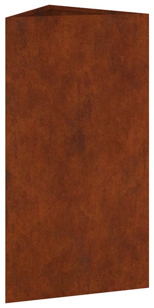Corten acél kerti növénytartó 40x34,5x75 cm
