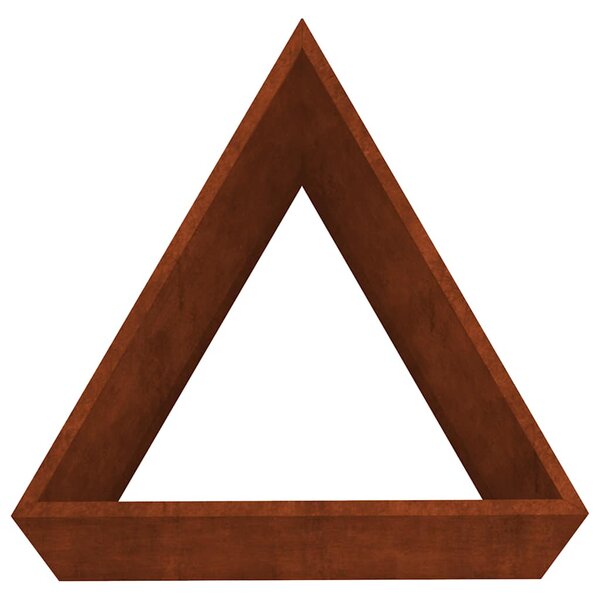 Corten acél kerti növénytartó 40x34,5x75 cm